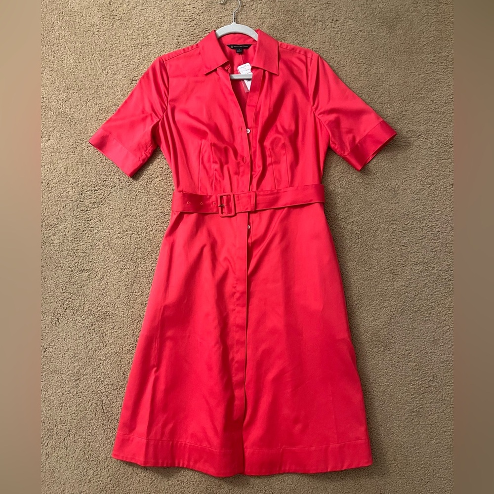 Brooks Brothers Red Midi Dress
